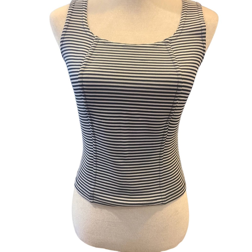 EUC Women's Striped Cropped Tank Size M